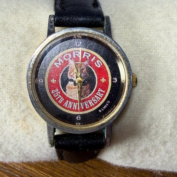 Vintage Morris The Cat 25th Anniversary 9-Lives Watch Women's Promotional 90s - Picture 3 of 4